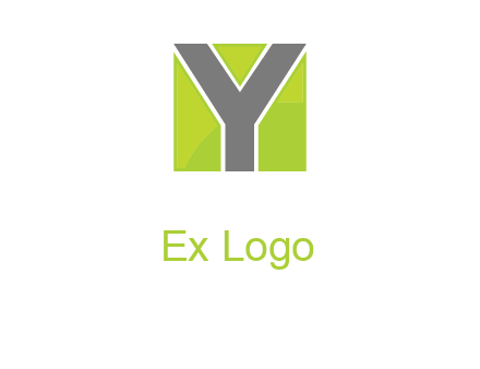 letter y in square logo