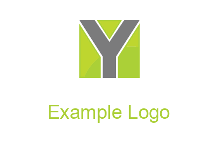 letter y in square logo