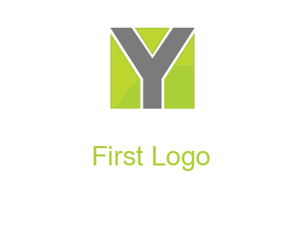 letter y in square logo