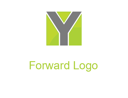 letter y in square logo