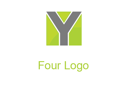 letter y in square logo