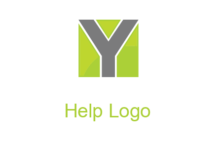letter y in square logo