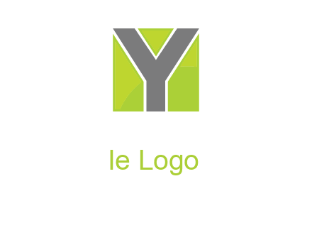 letter y in square logo