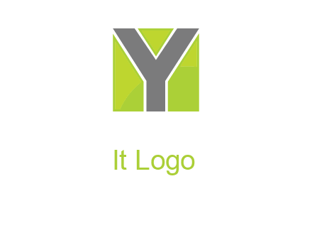 letter y in square logo