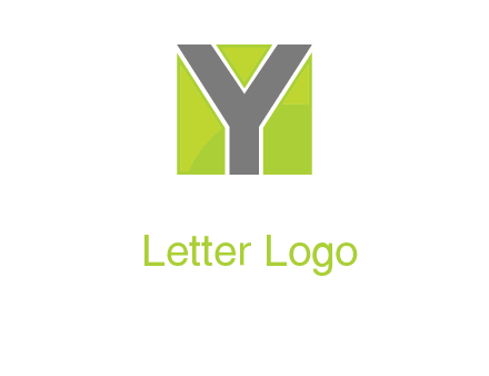 letter y in square logo