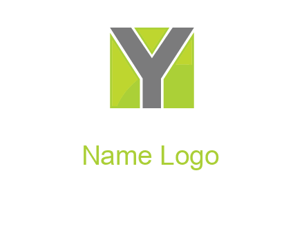 letter y in square logo