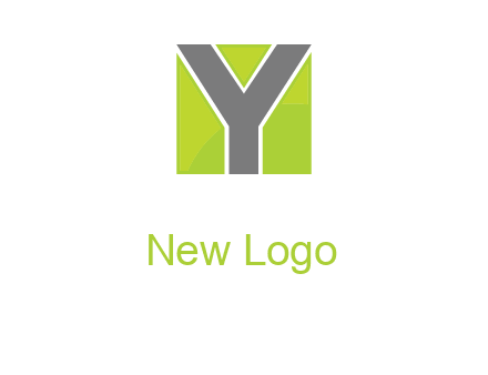letter y in square logo