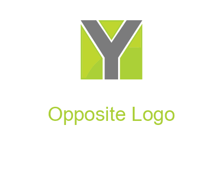 letter y in square logo