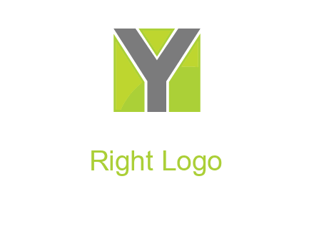 letter y in square logo