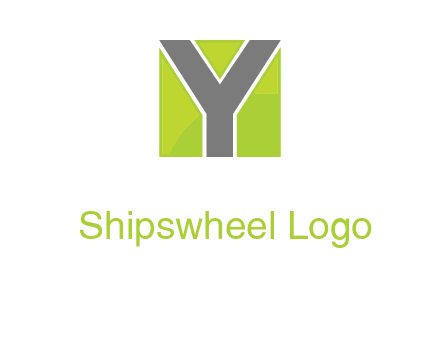 letter y in square logo