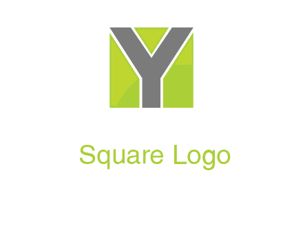 letter y in square logo