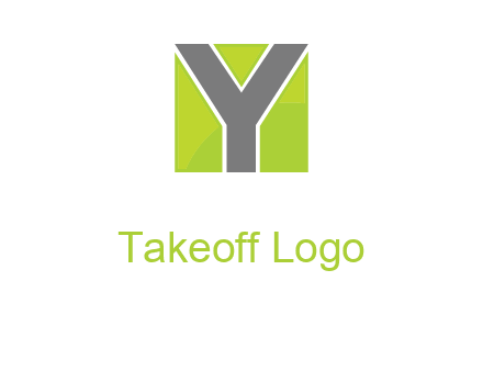 letter y in square logo
