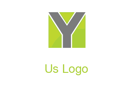 letter y in square logo