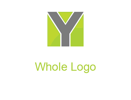 letter y in square logo