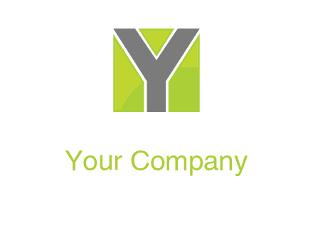 letter y in square logo