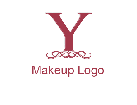 letter Y and ornament logo