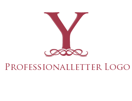 letter Y and ornament logo