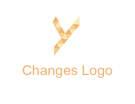 letter y polygon logo