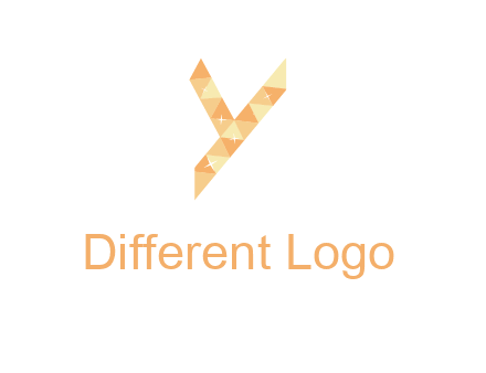 letter y polygon logo