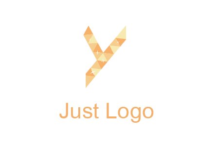 letter y polygon logo
