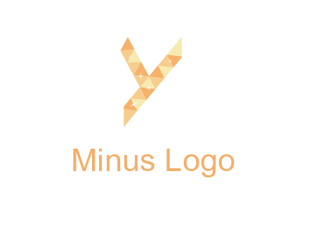 letter y polygon logo