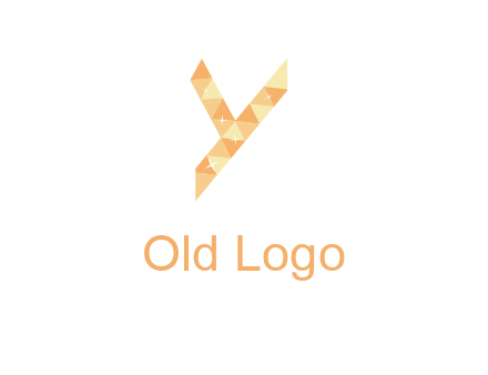 letter y polygon logo