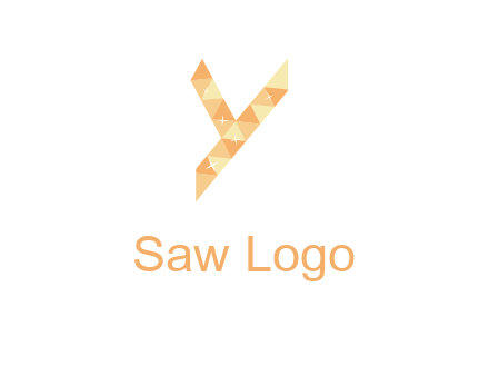 letter y polygon logo