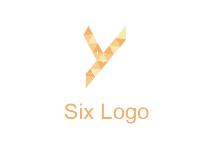 letter y polygon logo