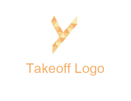 letter y polygon logo