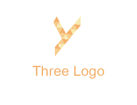 letter y polygon logo