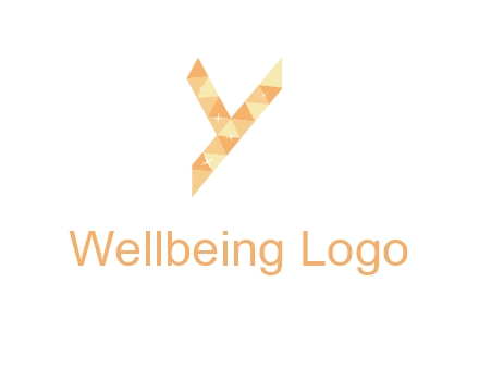 letter y polygon logo