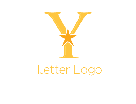 star in letter Y logo