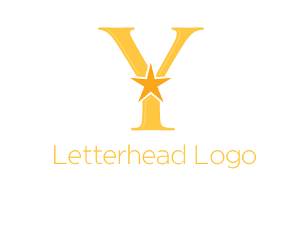 star in letter Y logo
