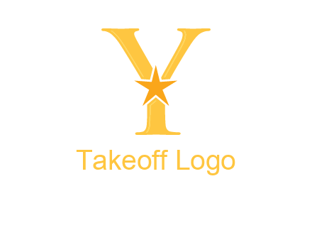 star in letter Y logo