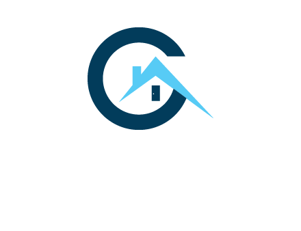 roof in letter G logo