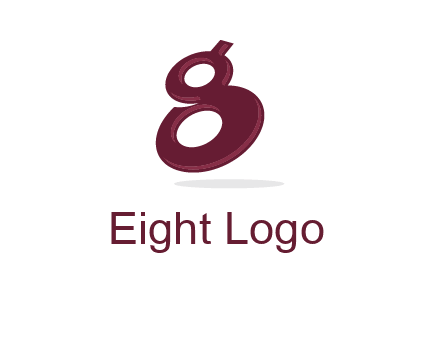 Letter G like number eight logo