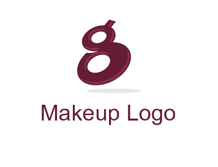 Letter G like number eight logo