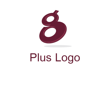 Letter G like number eight logo