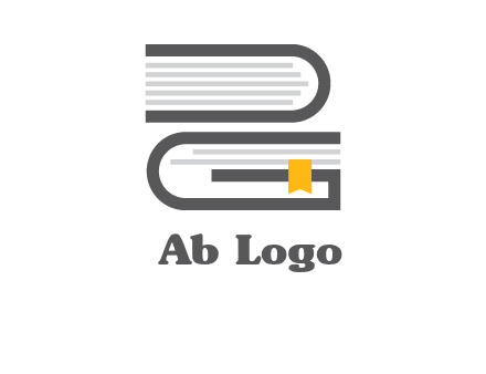letter g book logo