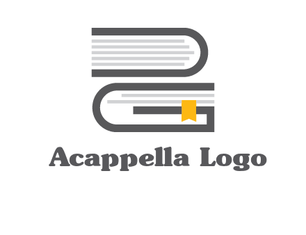 letter g book logo