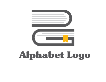 letter g book logo
