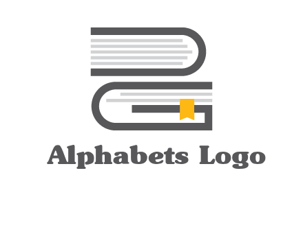 letter g book logo