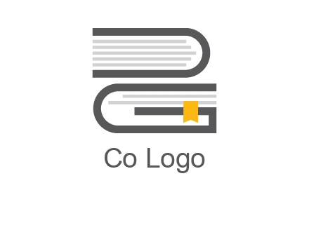 letter g book logo