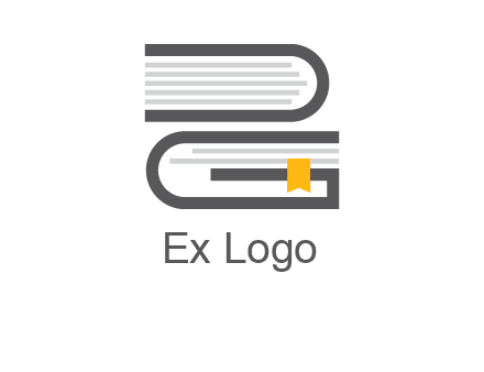 letter g book logo