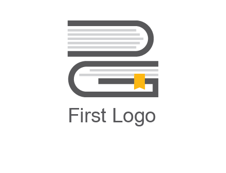 letter g book logo