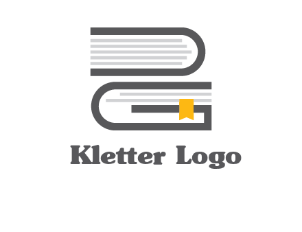 letter g book logo