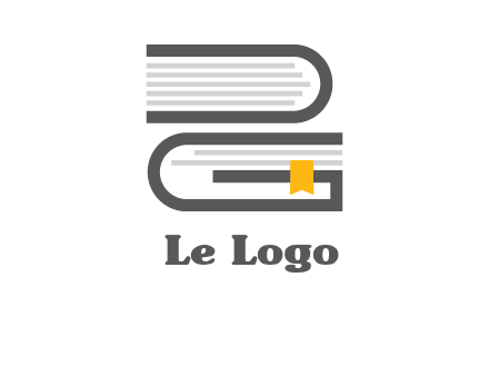 letter g book logo