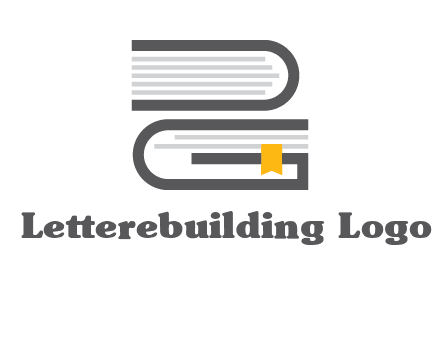 letter g book logo