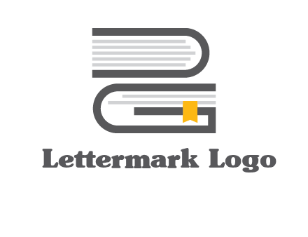 letter g book logo