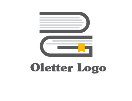 letter g book logo